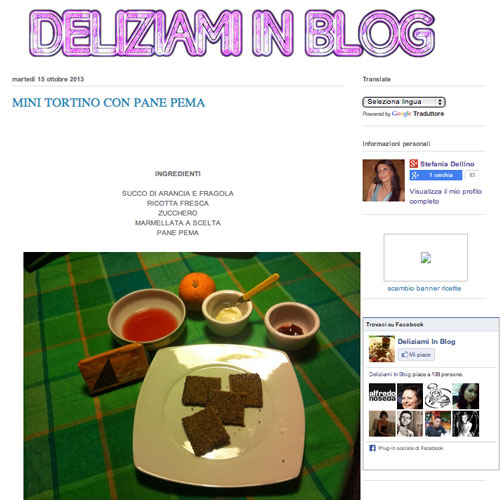 Deliziami in blog