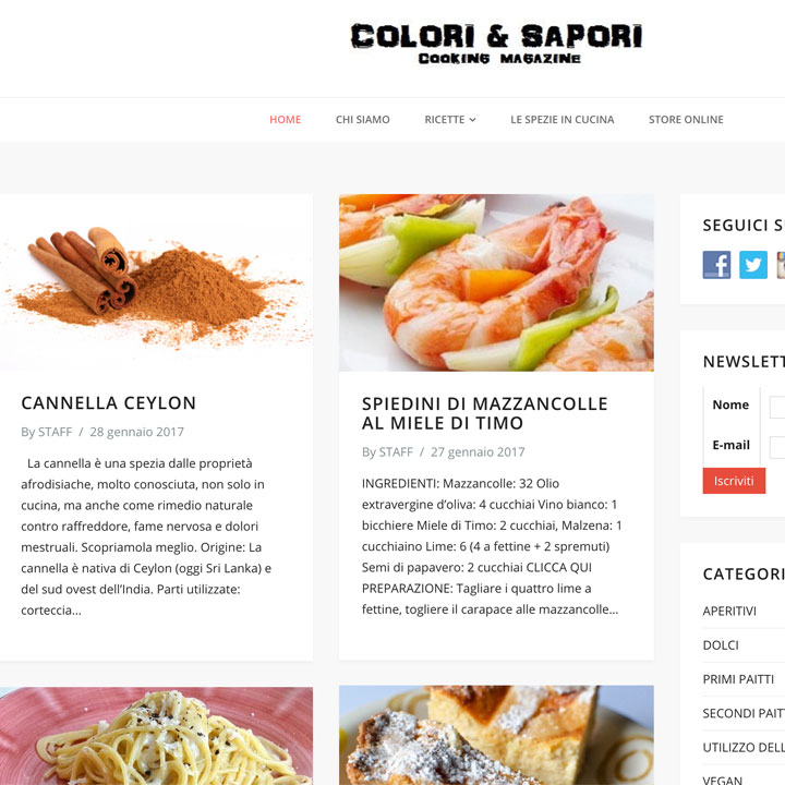 Colori e sapori