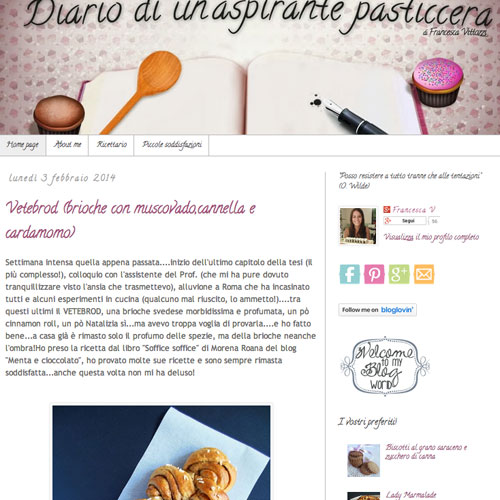 Diario di un'aspirante pasticcera