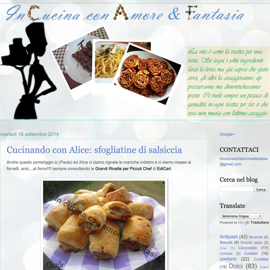 In cucina con amore & fantasia