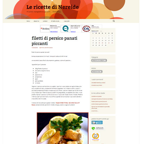 Le ricette di Nereide