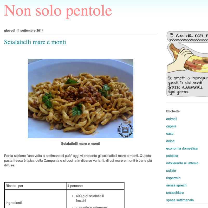 Non solo pentole