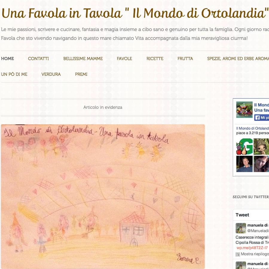 Una Favola in Tavola - Il Mondo di Ortolandia