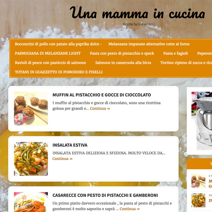 Una mamma in cucina