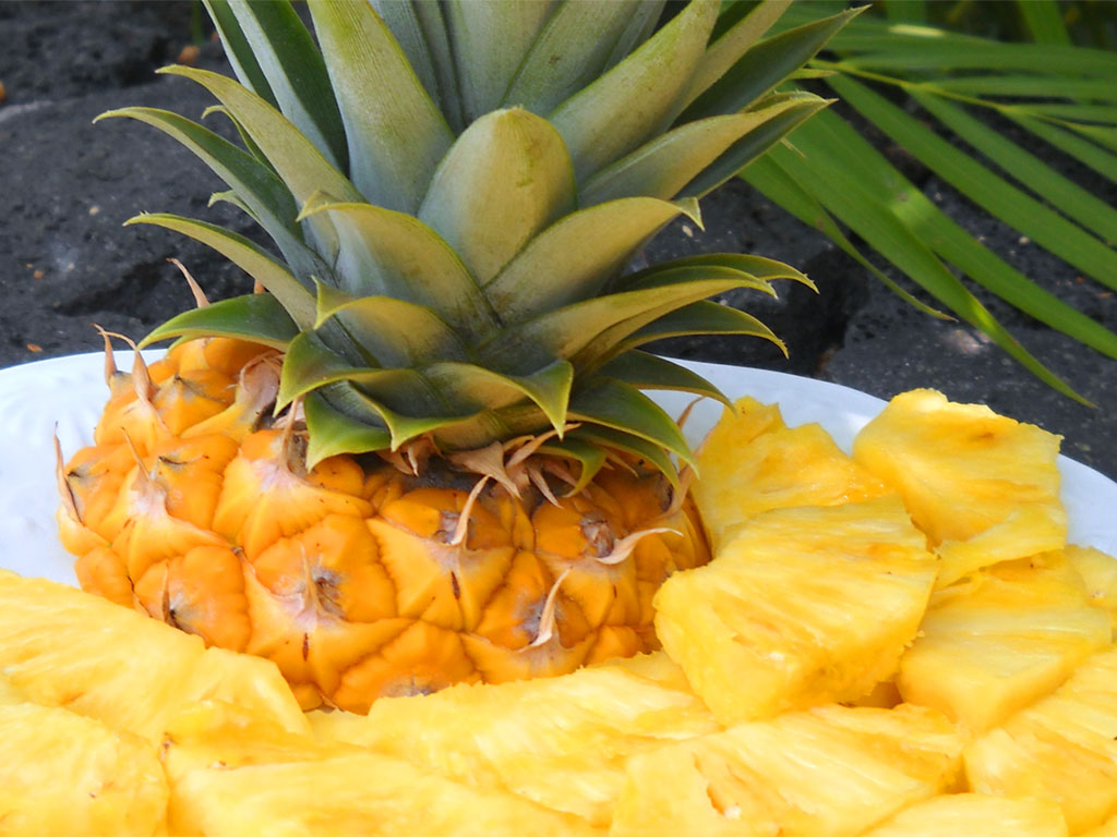 Succo d'ananas e acqua di cocco