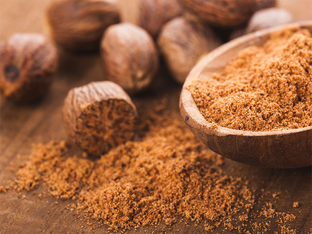 Noce moscata in polvere