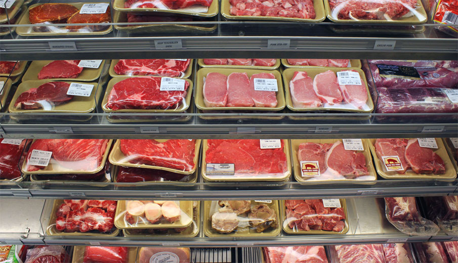 Carne al supermercato