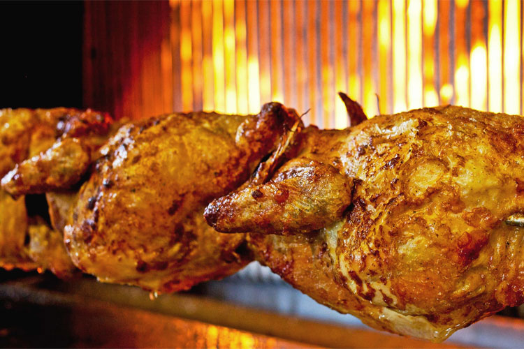 Pollo allo spiedo