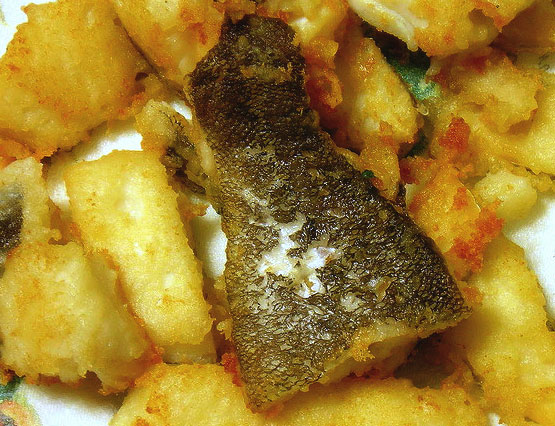 Baccal&agrave; fritto in pastella