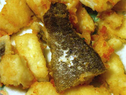 Baccalà fritto in pastella Baccalà fritto in pastella