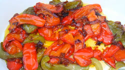 Sweet and sour peppers-video recipe