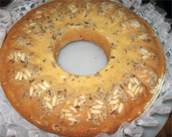 Coconut lemon cake