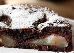 Chocolate and pear cake (torta cioccolato e pere)