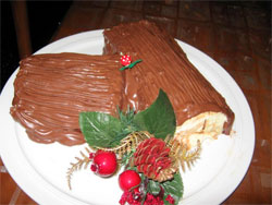Tronchetto di natale con la nutella