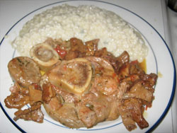 Risotto con gorgonzola