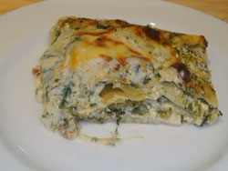 Lasagne verdi con pesto e spinaci Lasagne verdi con pesto e spinaci