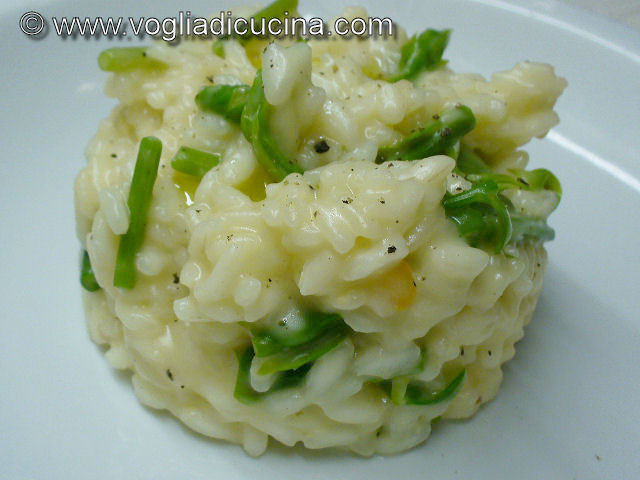 Risotto con asparagi selvatici Risotto con asparagi selvatici