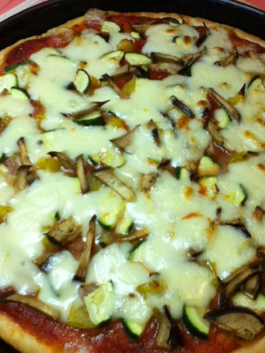 Pizza ortolana di farro e grano duro
