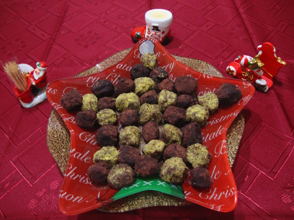 Praline al rhum natalizie Praline al rhum natalizie
