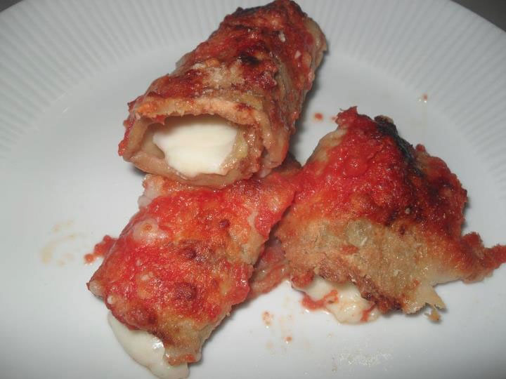 Involtini di melanzane al forno