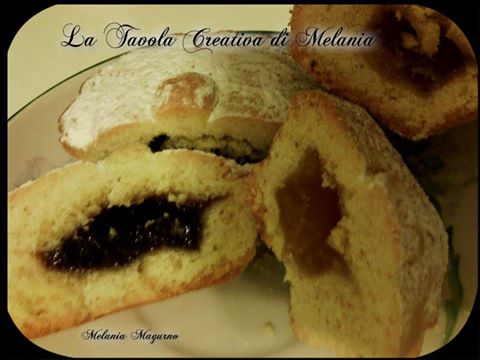 Bocconotti con marmellata di mandarini,uva, fragole e bergamotti