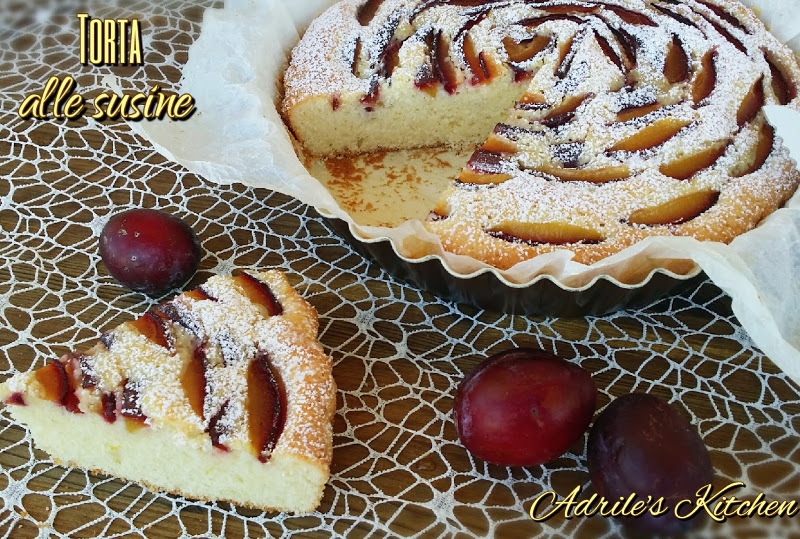 Torta senza glutine alle susine